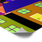 POSTER MAISONS COMMUNAUTÉ MAISON COLORÉE  (Coin)
