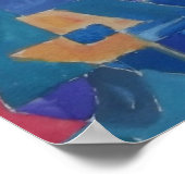 Poster Maisons Cubistes Canossa sur Blue Hills au Québec (Coin)