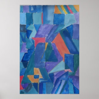 Poster Maisons Cubistes Canossa sur Blue Hills au Québec