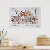Poster Maisons de conques de style victorien | Key West,  (Cuisine)