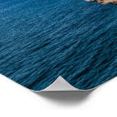 Poster Maisons de Polignano a Mare sur une falaise dans l (Coin)