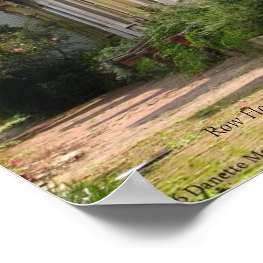 Poster Maisons de rangée (Coin)