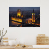 Poster Maisons du Parlement, Big Ben, Westminster (Cuisine)