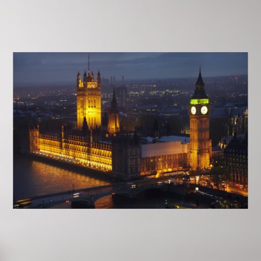 Poster Maisons du Parlement, Big Ben, Westminster (Devant)