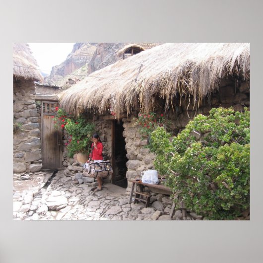 Poster Maisons du Pérou (Devant)