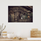 Poster Maisons en bois de Sibérie (projet par vladstudio. (Cuisine)