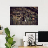Poster Maisons en bois de Sibérie (projet par vladstudio. (Bureau à domicile)