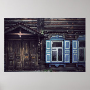 Poster Maisons en bois sibériennes (projet par