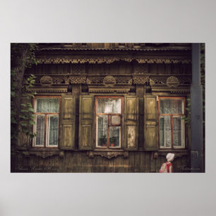 Poster Maisons en bois sibériennes (projet par