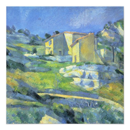 Poster Maisons en Provence Paul Cezanne (Devant)
