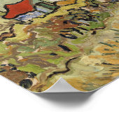 Poster Maisons et figure par Vincent van Gogh (Coin)