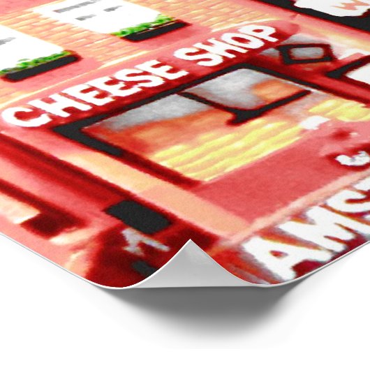 Poster Maisons miniatures d'Amsterdam (Coin)