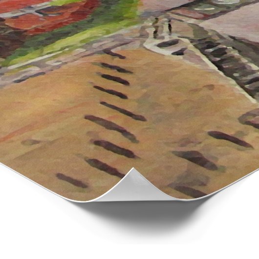 Poster Maisons Plage (Coin)