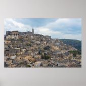 Poster Maisons Sassi, Matera, Basilicate, Italie (Devant)