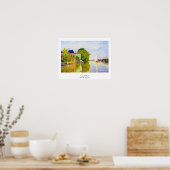 Poster Maisons sur l'Achterzaan, 1872 Claude Monet (Cuisine)