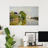 Poster Maisons sur l'Achterzaan - Claude Monet (Bureau à domicile)
