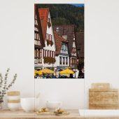 Poster Maisons traditionnelles d'Allemagne (Cuisine)