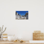 Poster Maisons Trulli en Alberobello, Pouilles (Cuisine)