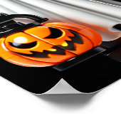 Poster Maître constructeur Halloween fantôme briques de c (Coin)