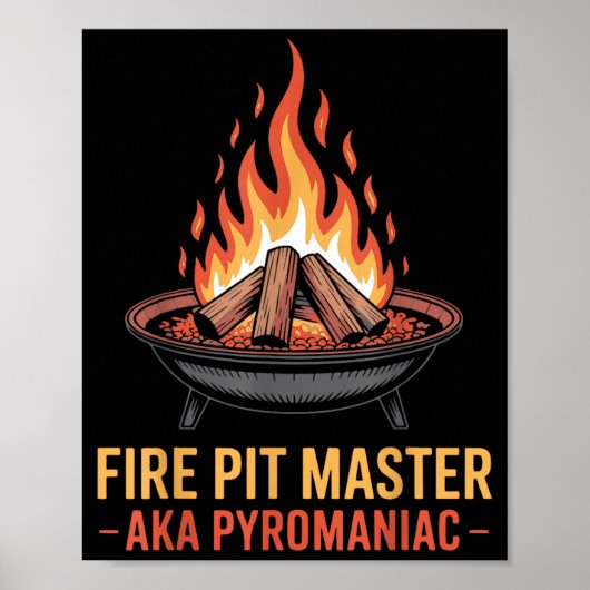 Poster Maître de foyer pyromancie pyrotechnie Foyer extér (Devant)