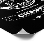 Poster Maître de pêche amusant Iter champion cadeau pour  (Coin)