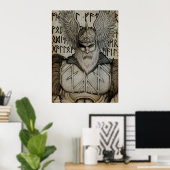 Poster "Maître des Runes" (Bureau à domicile)