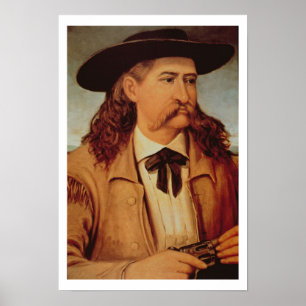 Poster Maître d'hôtel "Bill sauvage" Hickok (1837-76)