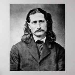 POSTER MAÎTRE D'HÔTEL "BILL SAUVAGE" HICKOK DE JAMES