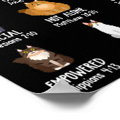 Poster Maître Dieu dit que je suis Amoureux des chats foi (Coin)