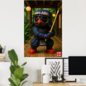 Poster Maître Kagu Kendo (Bureau à domicile)