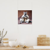 Poster Maître Lemur (Cuisine)