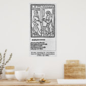 Poster Maitre Pathelin et Guillemette (Cuisine)