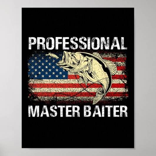 Poster Maître Professionnel Iter Rétro Drapeau Américain (Devant)