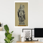 Poster Maitreya, Gandhara (schiste gris) (Bureau à domicile)