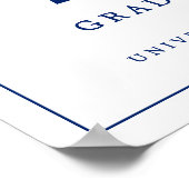 Poster Maîtrisé Cadeau de Diplôme de Master (Coin)