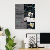 Poster Maîtrise de la discipline et des tendances (Bureau à domicile)