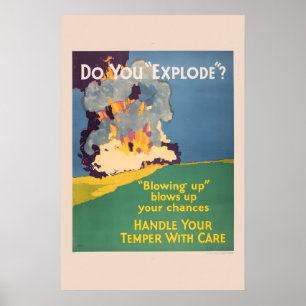 Poster Maîtrisez Votre Tempérament Avec Soin