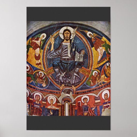 Poster Majestas Domini De L'Apse De San Clemente Deta (Devant)
