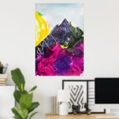 Poster Majesté (à droite) (Bureau à domicile)