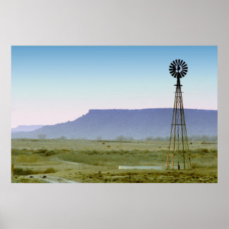 Poster Majesté Blue Mesas