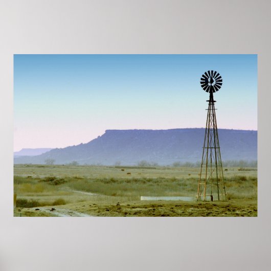 Poster Majesté Blue Mesas (Devant)