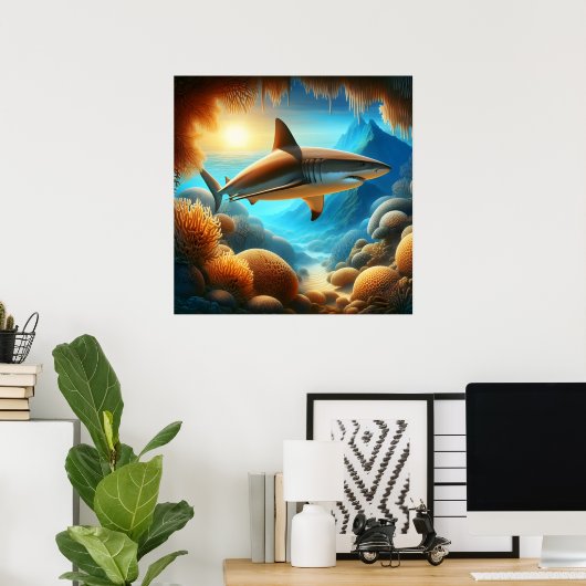 Poster Majesté du profonds (Bureau à domicile)