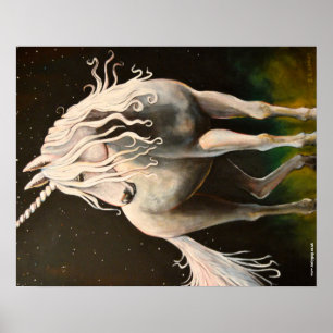 Poster Majesté la licorne.