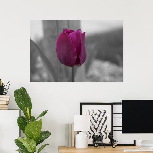 Poster Majesté pourpre (Bureau à domicile)