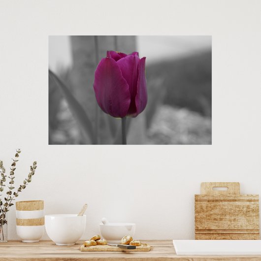 Poster Majesté pourpre (Cuisine)