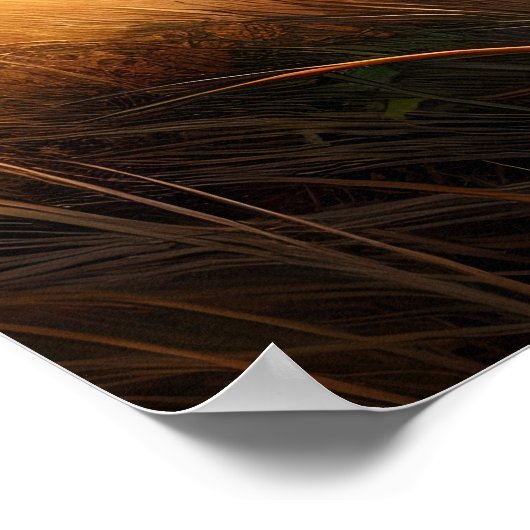 Poster Majestic Aardvark dans Serene Field (Coin)