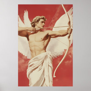 Poster Majestic Angelic Archer - Un symbole de l'amour et