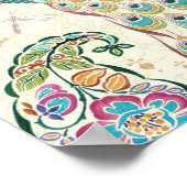 Poster Majestic Blue Peacock (Coin)