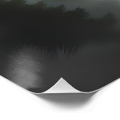 Poster Majestic Deer in Misty Forest – Tranquil Wildlife  (Coin)