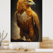 Poster Majestic Golden Eagle Portrait  (Cuisine)